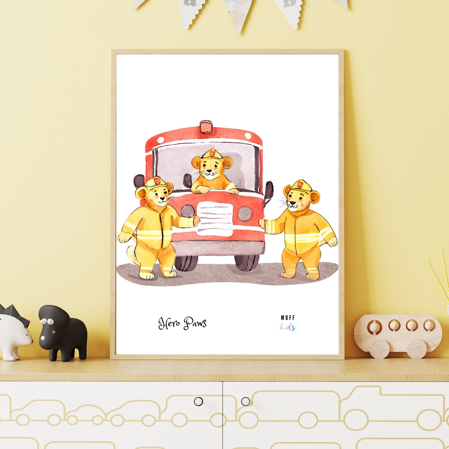 Hero Paws Art Print Posters For Kids