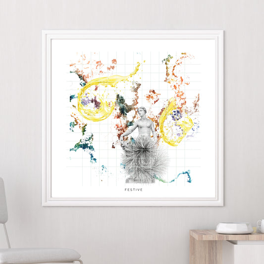 Art Print Tasarım Poster Festive