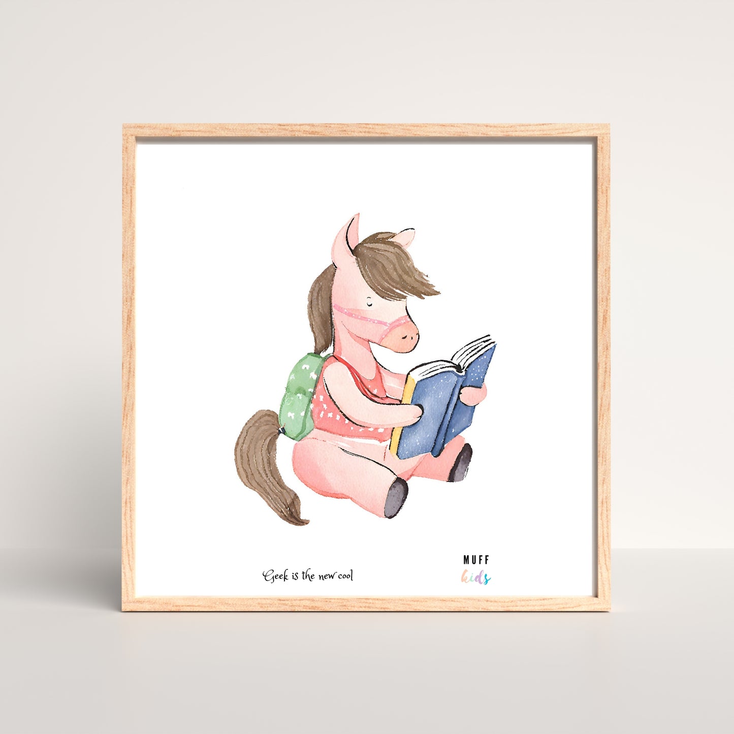 Geek Series No:1 Art Print Poster For Kids