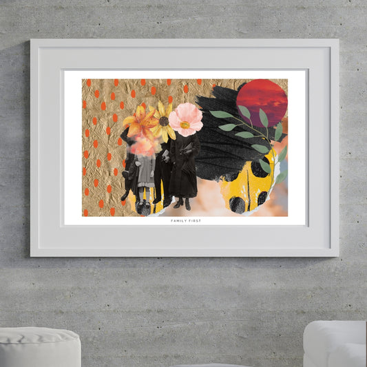 Art Print Tasarım Poster Family First 