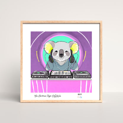 Orchestra of Paws Art Print Poster For Kids