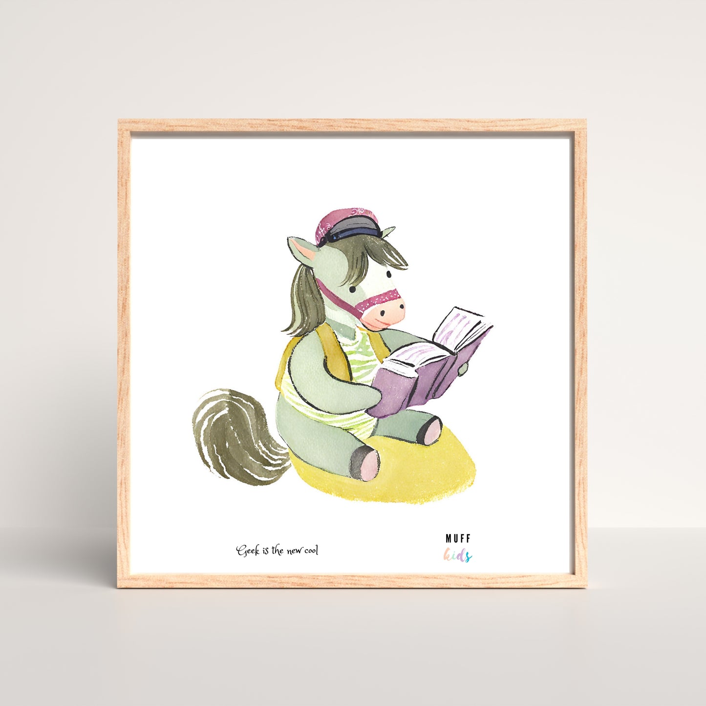 Geek Series No:2 Art Print Poster For Kids