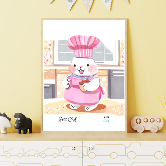 Petit Chef Art Print Poster For Kids No.4