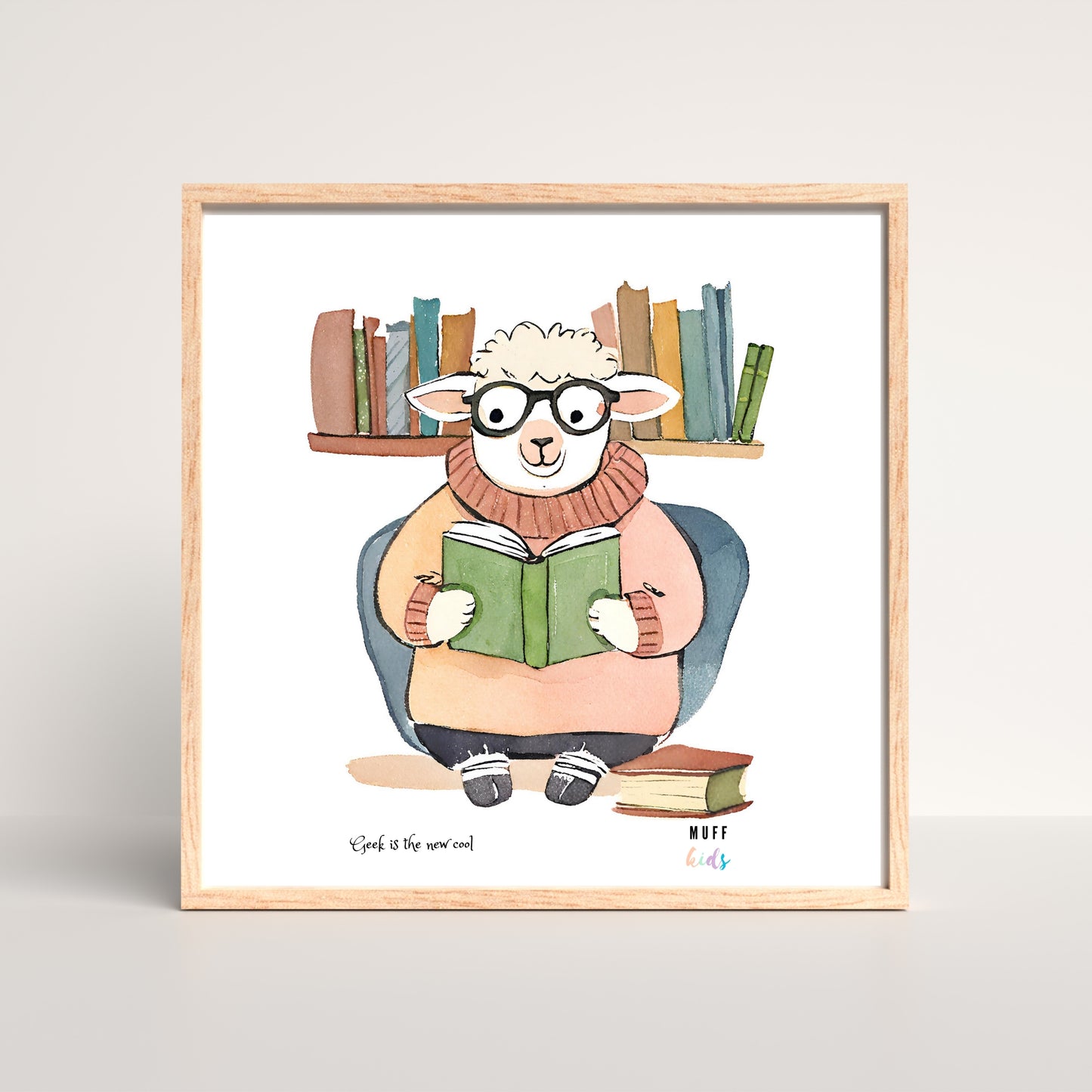 Geek Series No:11 Art Print Poster For Kids