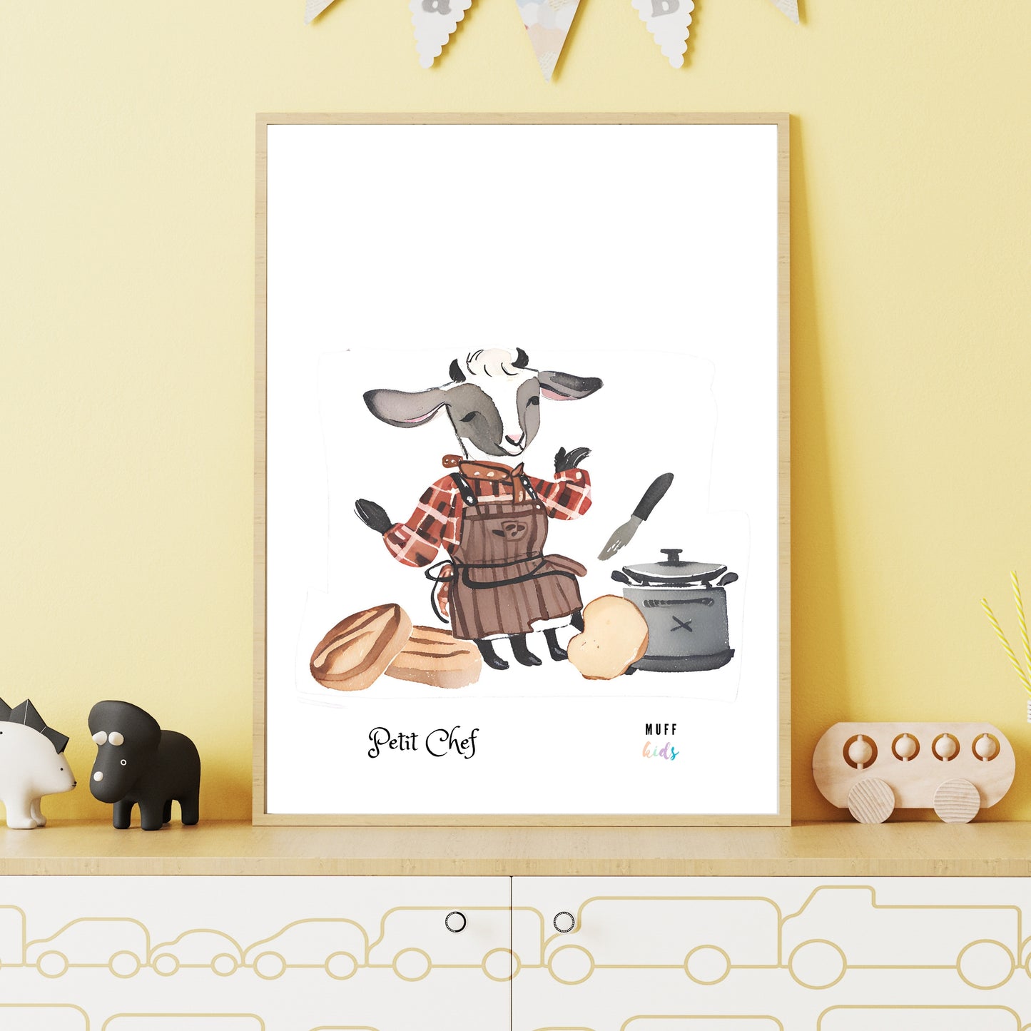 Petit Chef Art Print Poster For Kids No.2