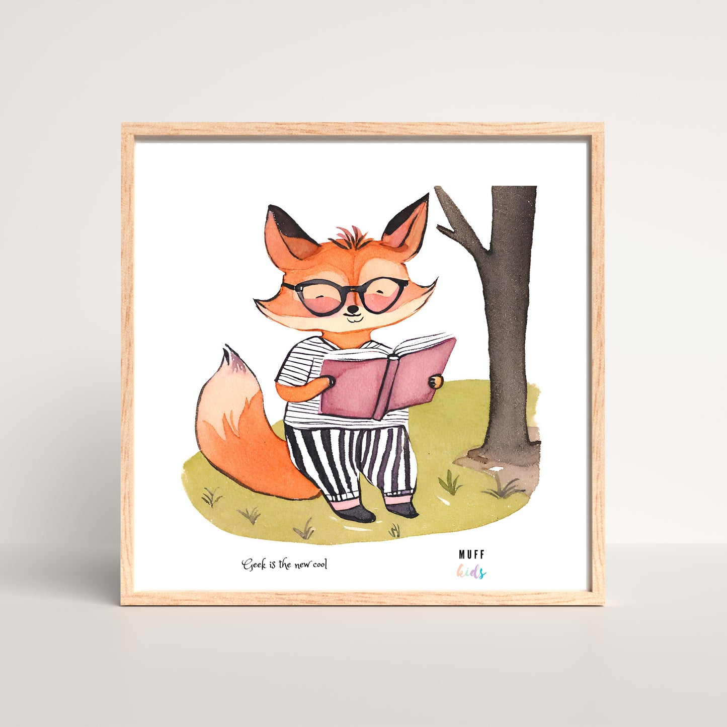 Geek Series No:4 Art Print Poster For Kids