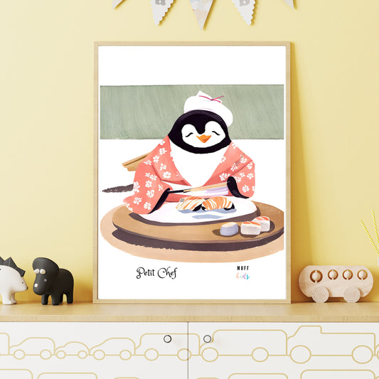 Petit Chef Art Print Poster For Kids No.5