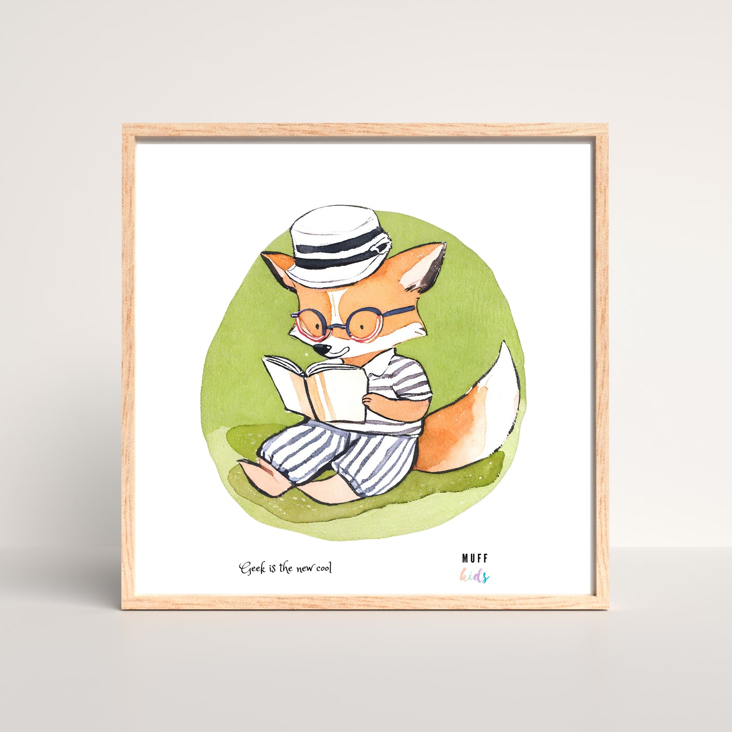 Geek Series No:5 Art Print Poster For Kids