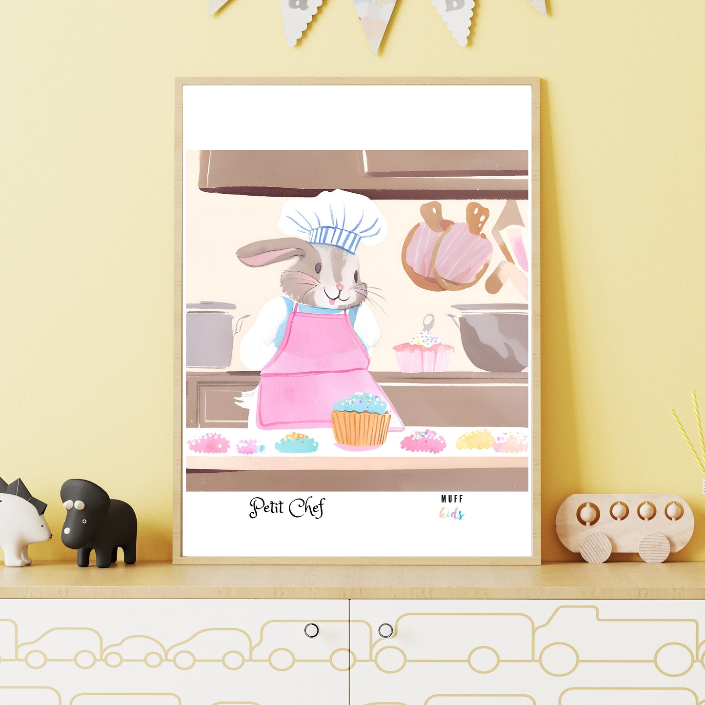 Petit Chef No.6 Art Print Tasarım Çocuk Odası Posteri