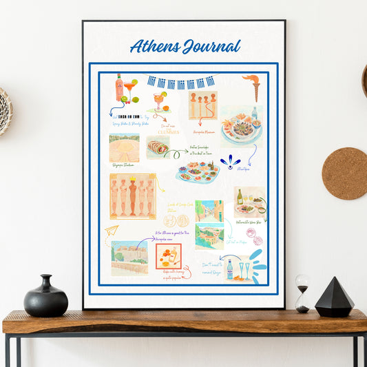 Discovery Art Print Design Poster Athens Journal