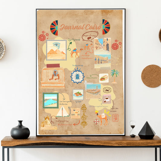 Discovery Art Print Design Poster Journal Cairo