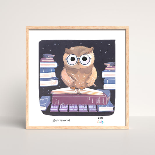 Geek Series No:13 Art Print Poster For Kids