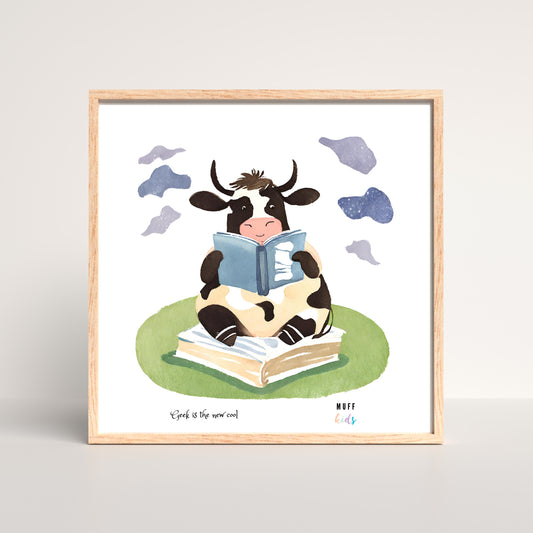 Geek Series No:9 Art Print Poster For Kids