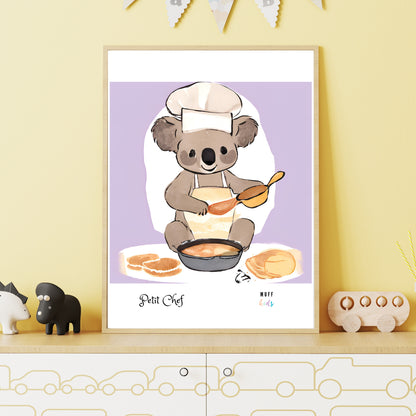 Petit Chef Art Print Poster For Kids No.12