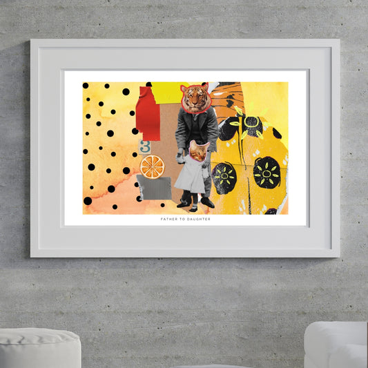 Art Print Tasarım Poster Father To Daughter