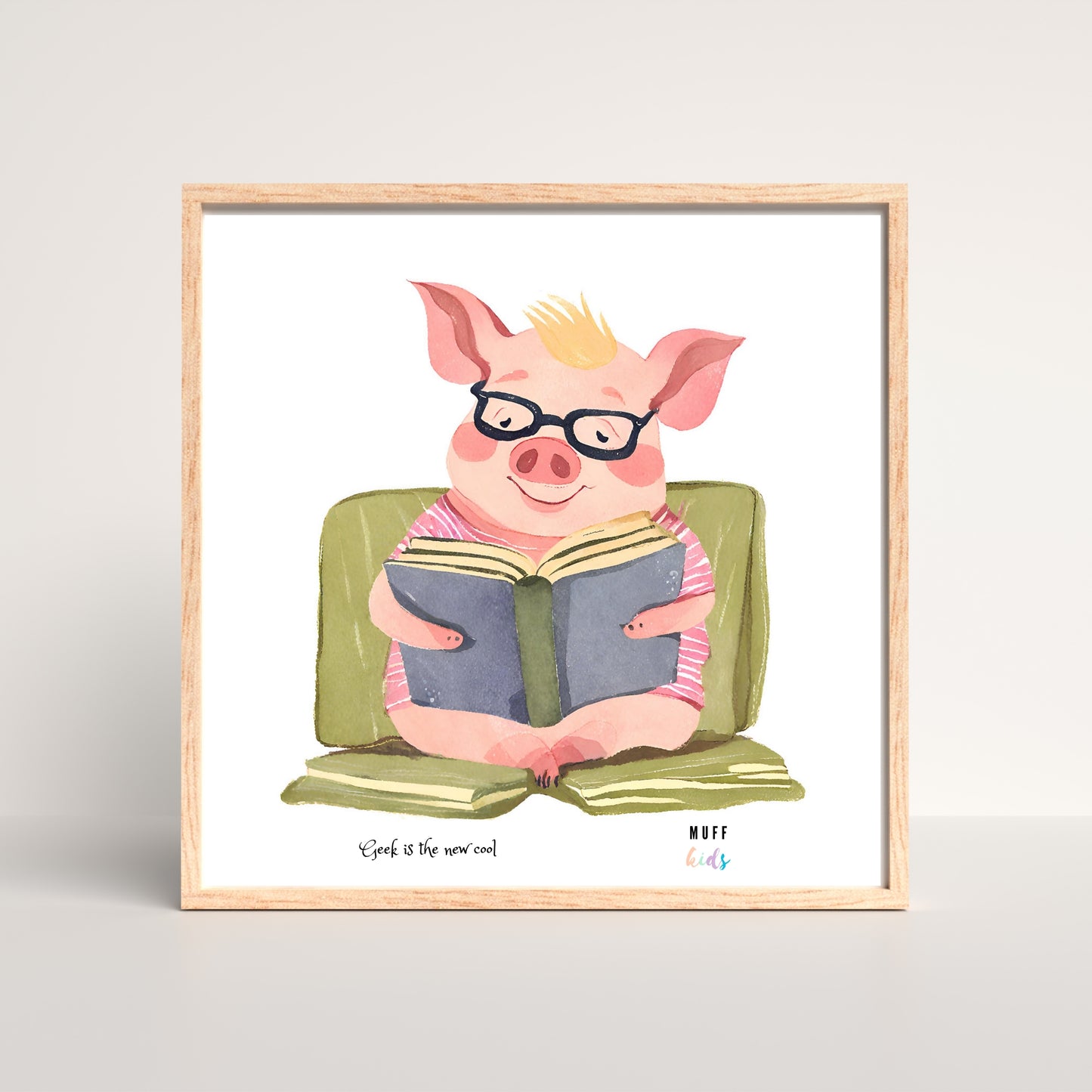 Geek Series No:8 Art Print Poster For Kids