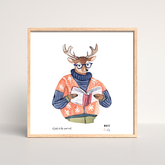 Geek Series No:10 Art Print Poster For Kids