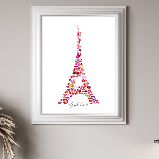 Art Print Tasarım Poster French Kiss