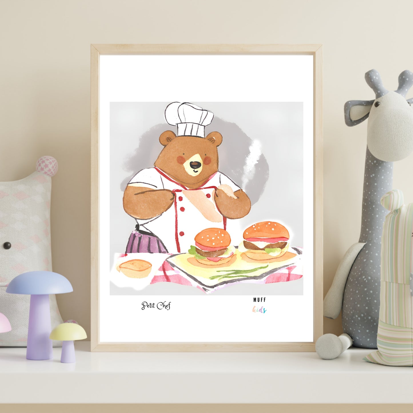 Petit Chef No.14 Art Print Tasarım Çocuk Odası Posteri