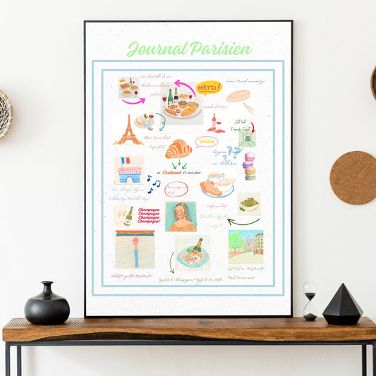 Discovery Art Print Design Poster Journal Parisien