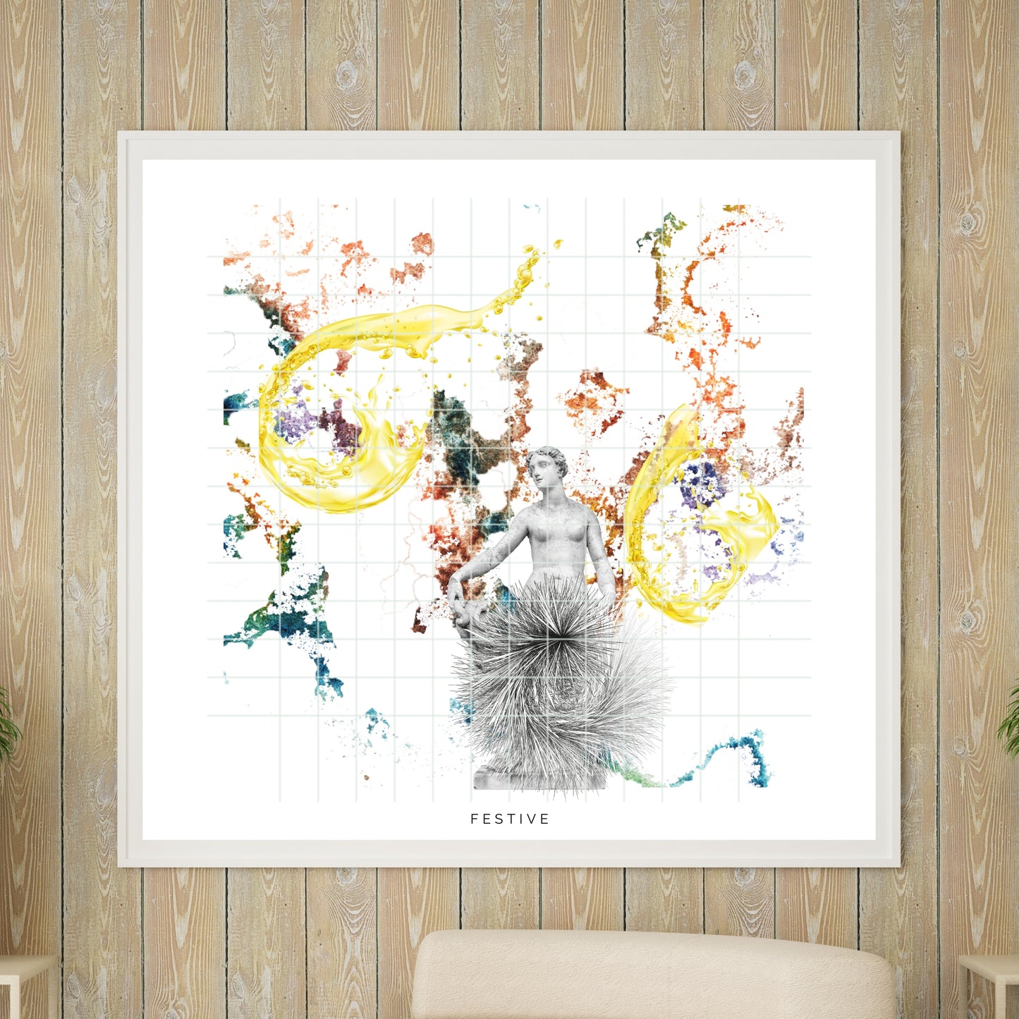 Art Print Tasarım Poster Festive