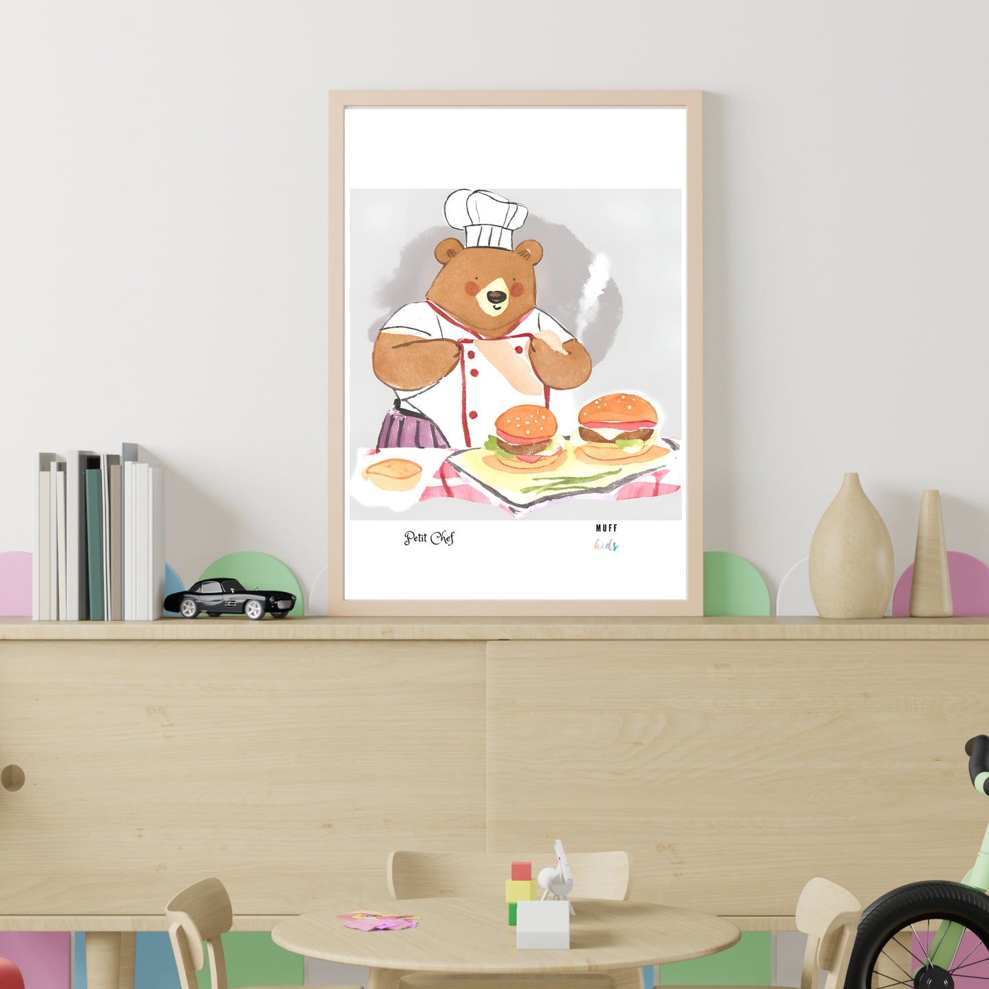 Petit Chef No.14 Art Print Tasarım Çocuk Odası Posteri