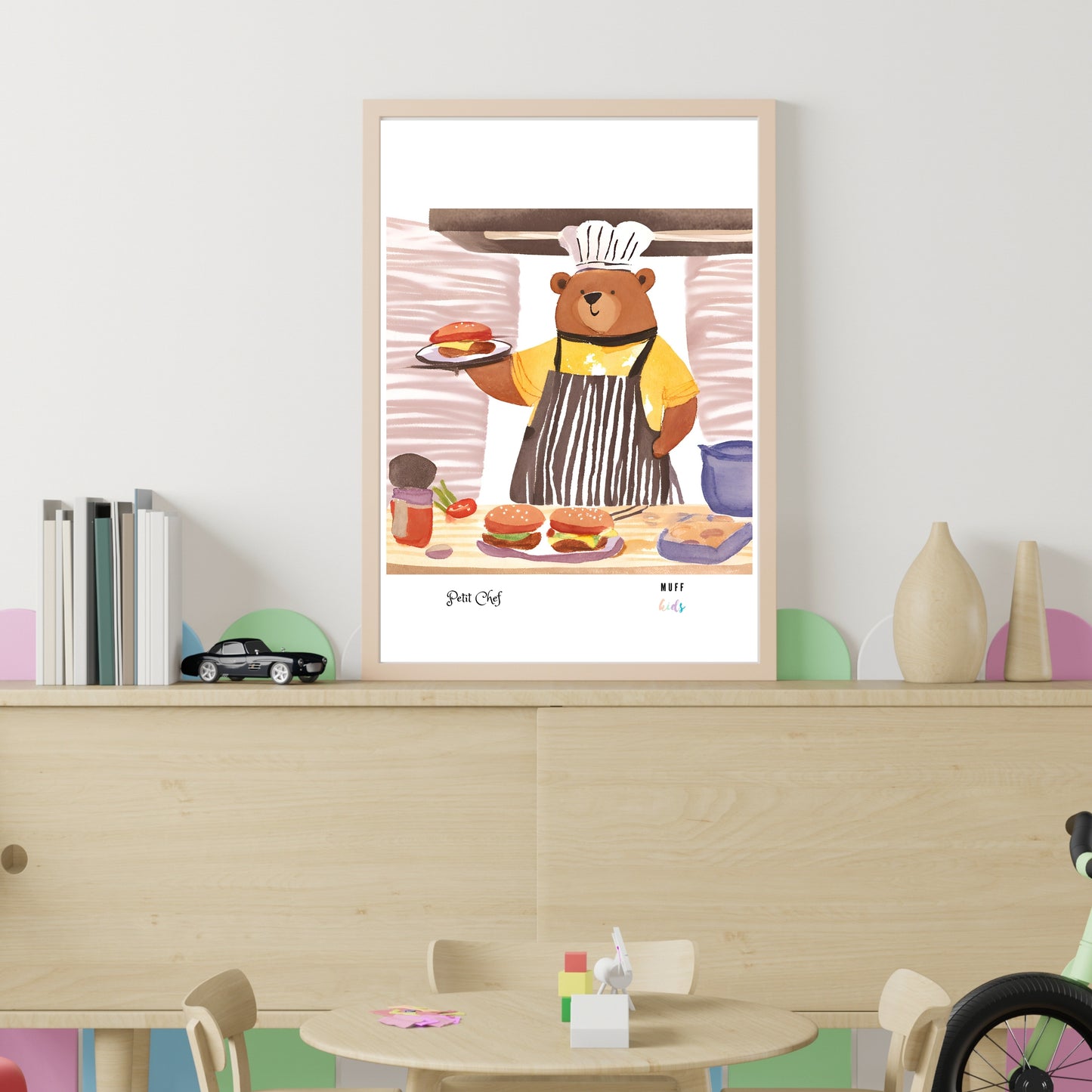 Petit Chef No.13 Art Print Tasarım Çocuk Odası Posteri