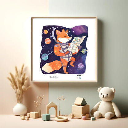 I Need A Space No:1 Art Print Çocuk Odası Posteri