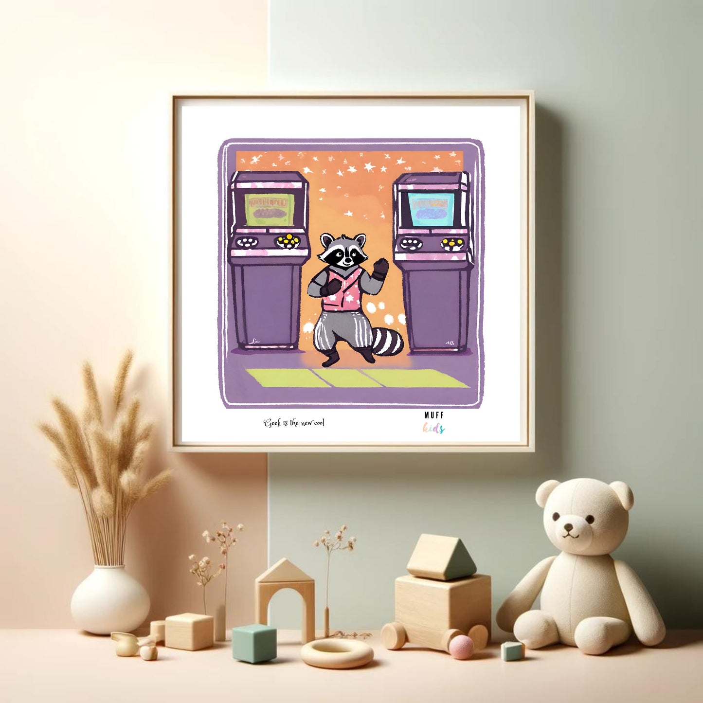 Geek Series Art Print Tasarım Çocuk Odası Posteri No.12