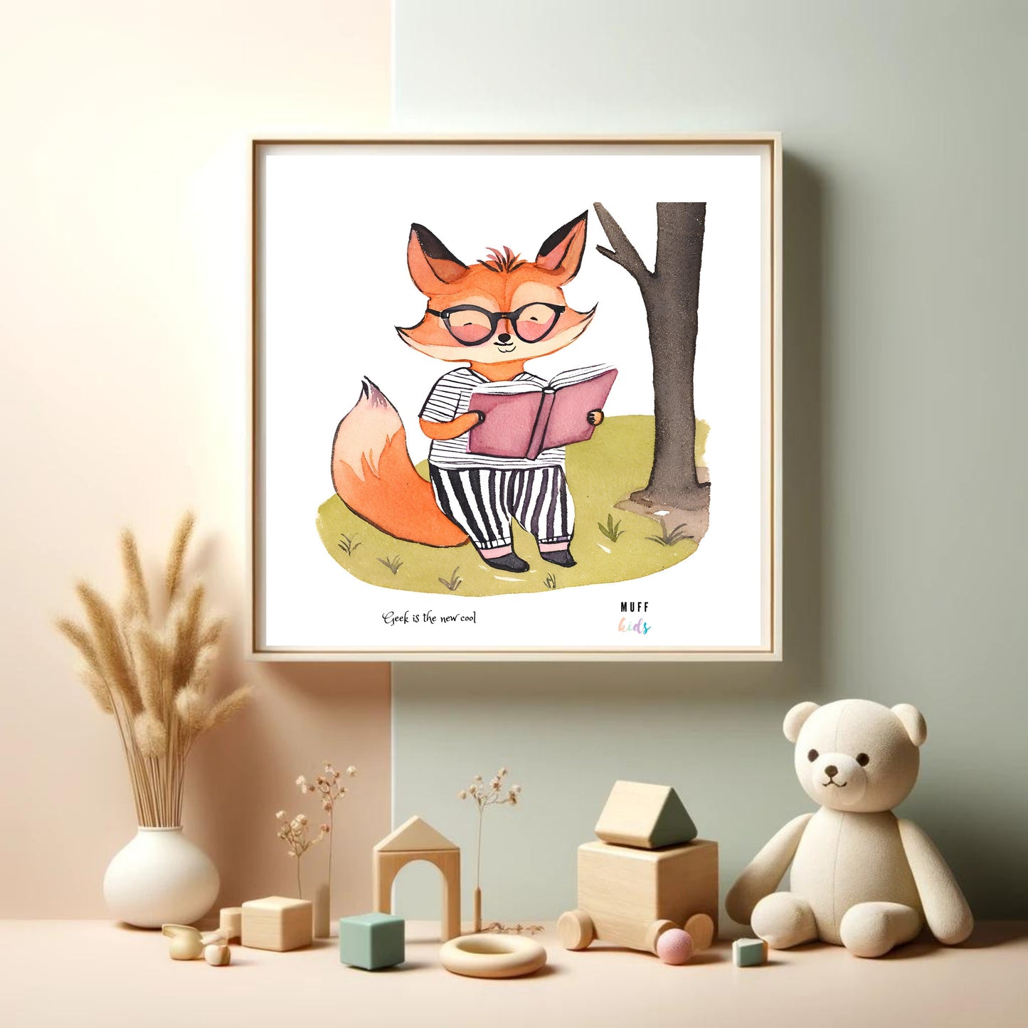 Geek Series No:4 Art Print Poster For Kids