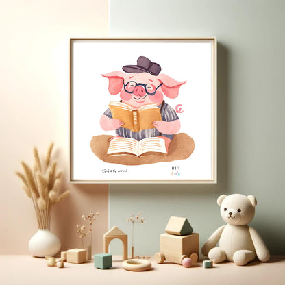 Geek Series No:7 Art Print Poster For Kids