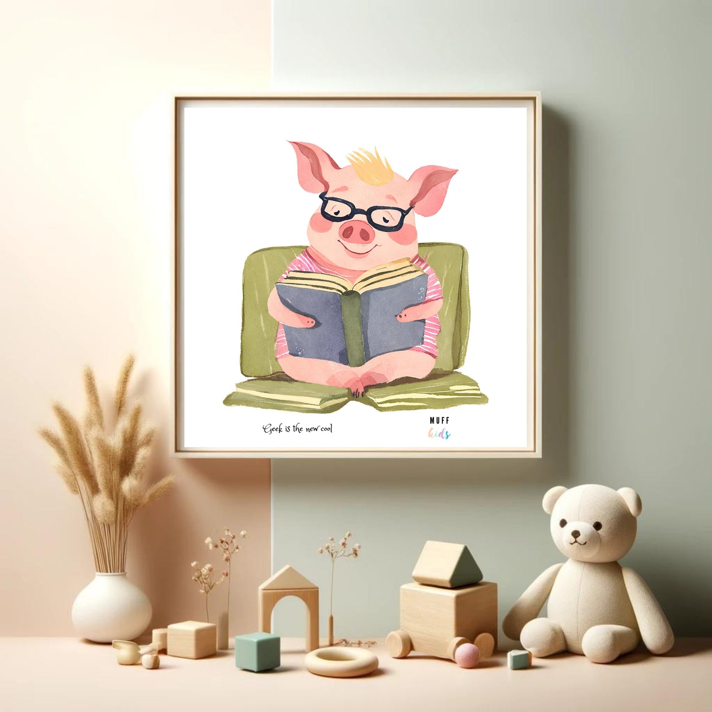 Geek Series Art Print Tasarım Çocuk Odası Posteri No.8