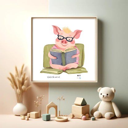 Geek Series No:8 Art Print Poster For Kids