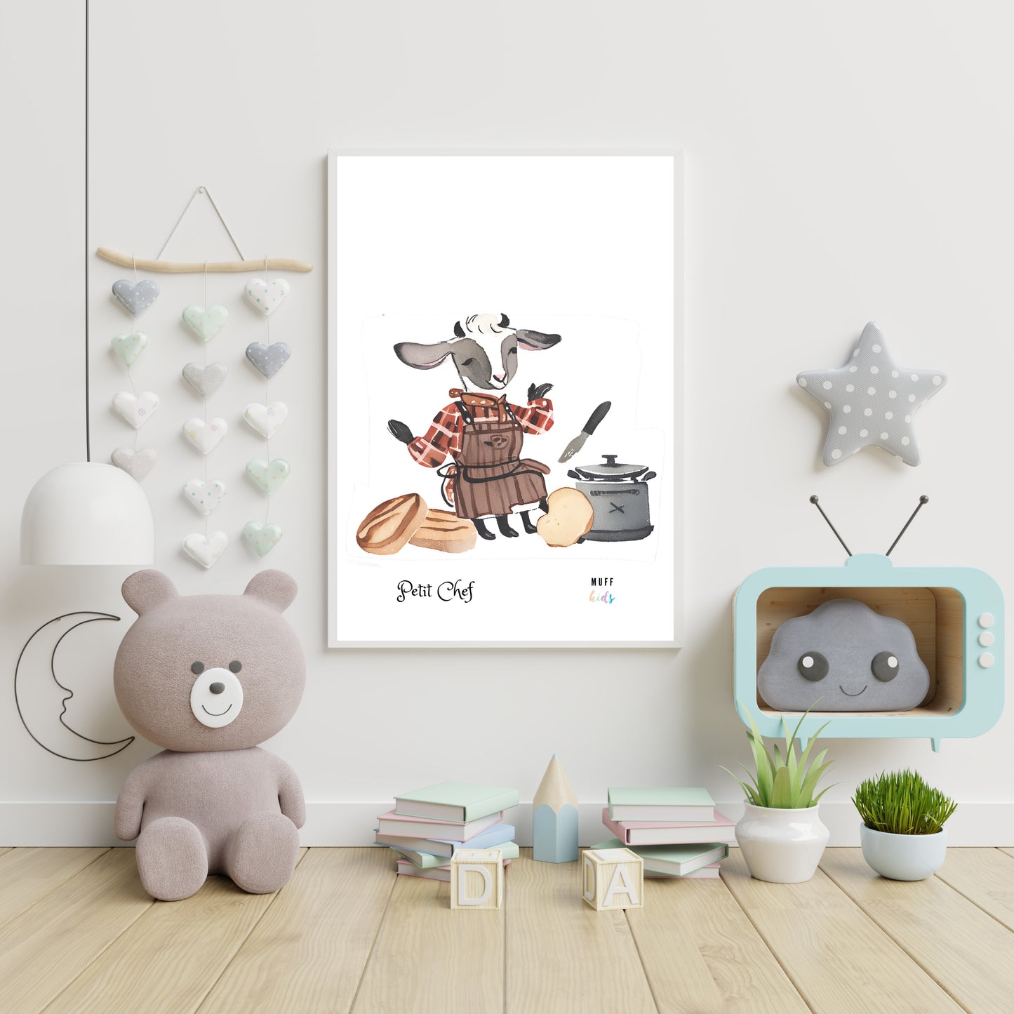 Petit Chef No.2 Art Print Tasarım Çocuk Odası Posteri