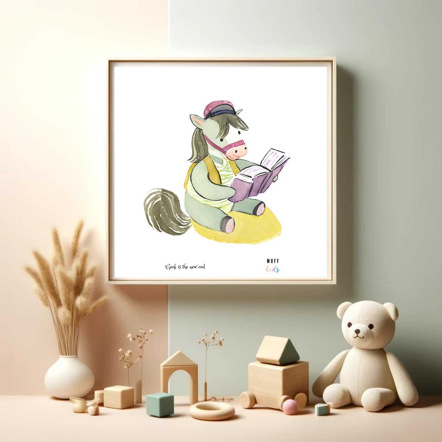 Geek Series No:2 Art Print Poster For Kids