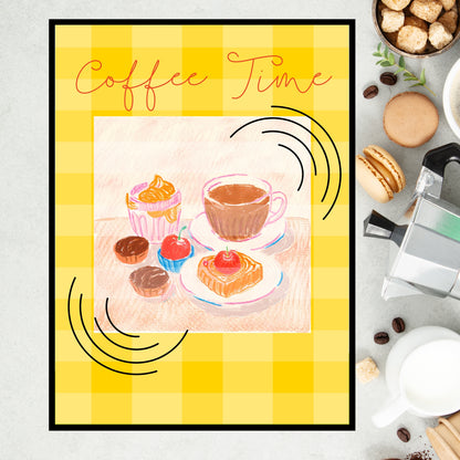 Art Print Design Poster Coffee Time No.1