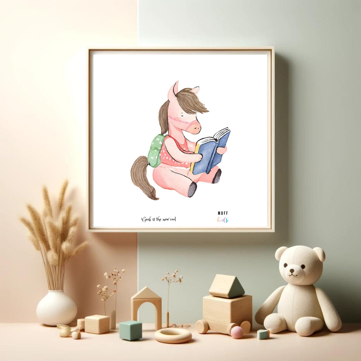 Geek Series No:1 Art Print Poster For Kids