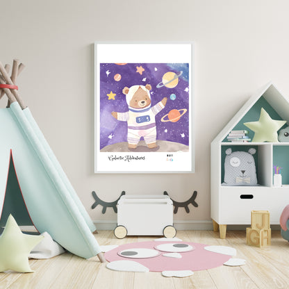 Galactic Adventurers No.16 Art Print Tasarım Çocuk Odası Posteri 