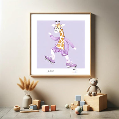 Be Active Animals No.19 Art Print Design Poster For Kids