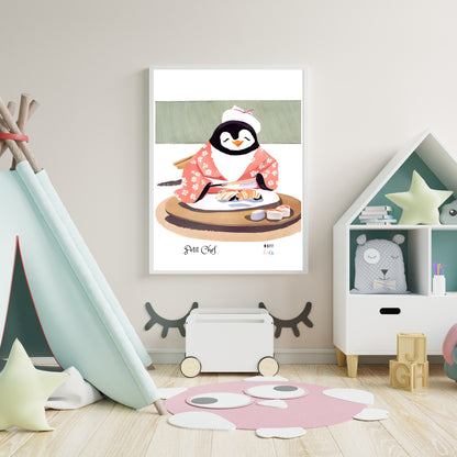 Petit Chef No.5 Art Print Tasarım Çocuk Odası Posteri