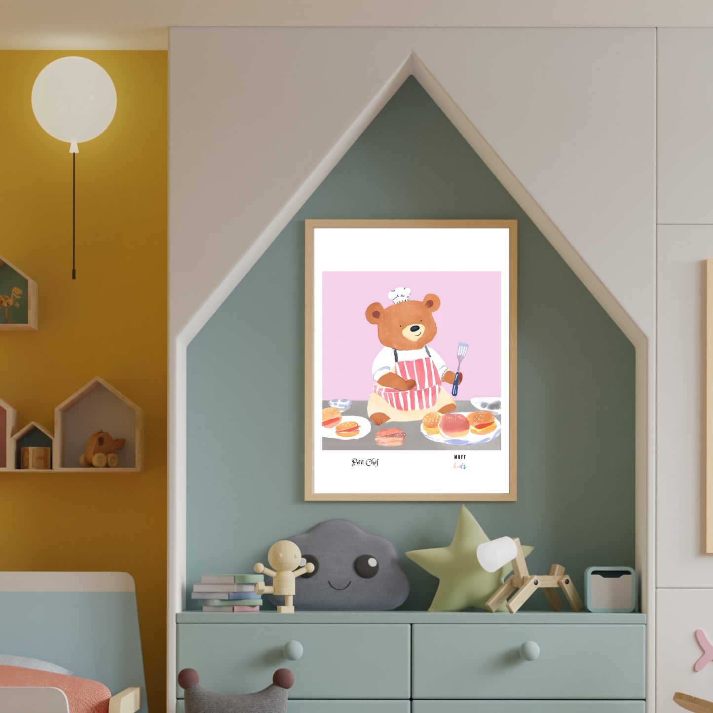 Petit Chef No.16 Art Print Tasarım Çocuk Odası Posteri