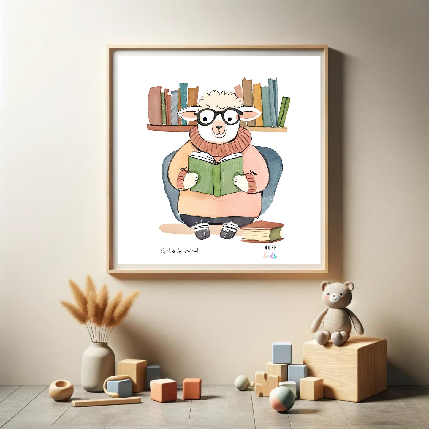 Geek Series No:11 Art Print Poster For Kids