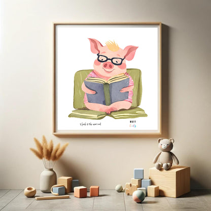 Geek Series No:8 Art Print Poster For Kids