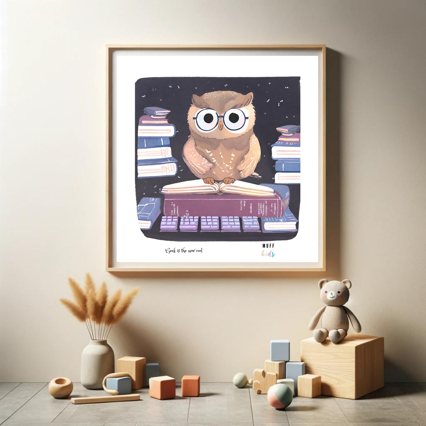 Geek Series Art Print Tasarım Çocuk Odası Posteri No.13