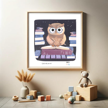 Geek Series No:13 Art Print Poster For Kids