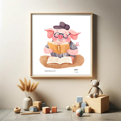 Geek Series No:7 Art Print Poster For Kids