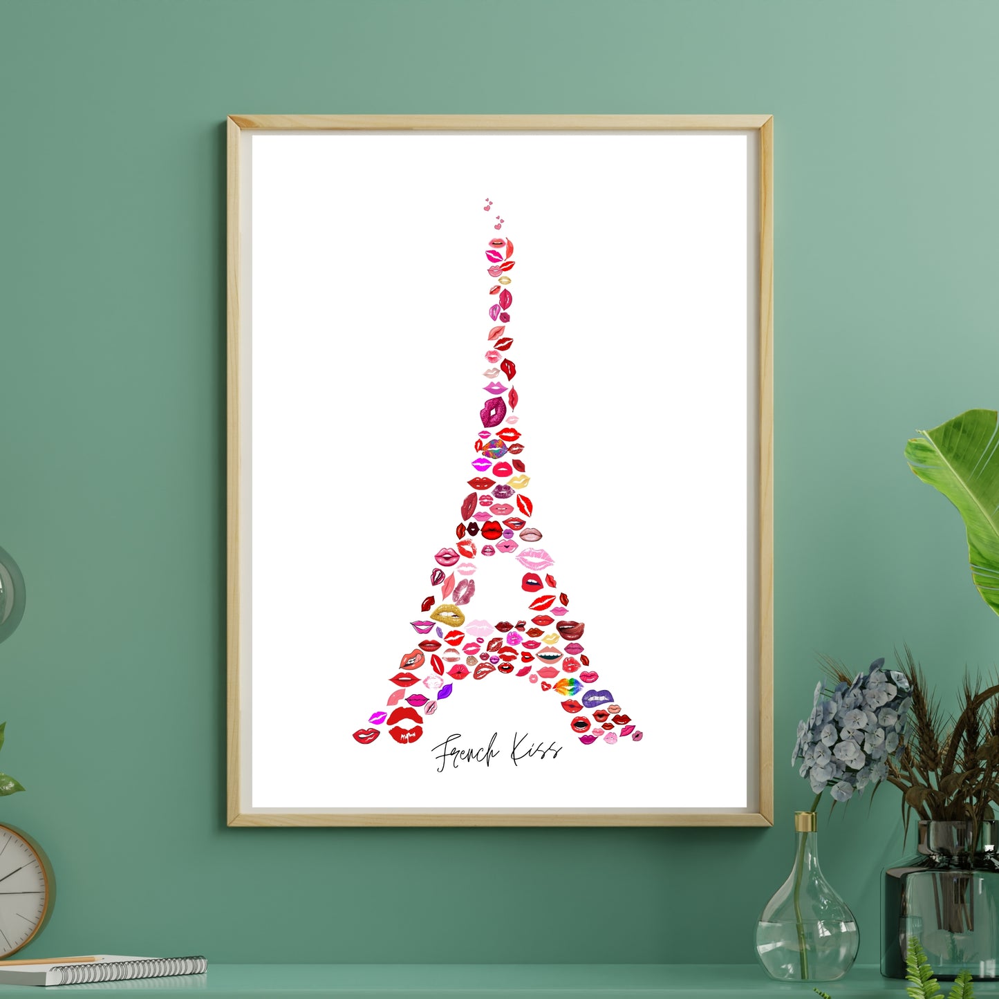 Art Work Design Poster FRENCH KISS