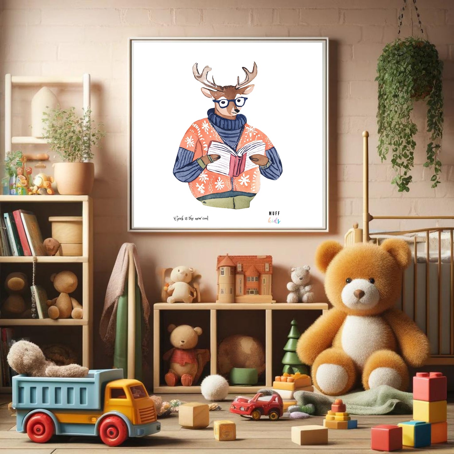 Geek Series No:10 Art Print Poster For Kids