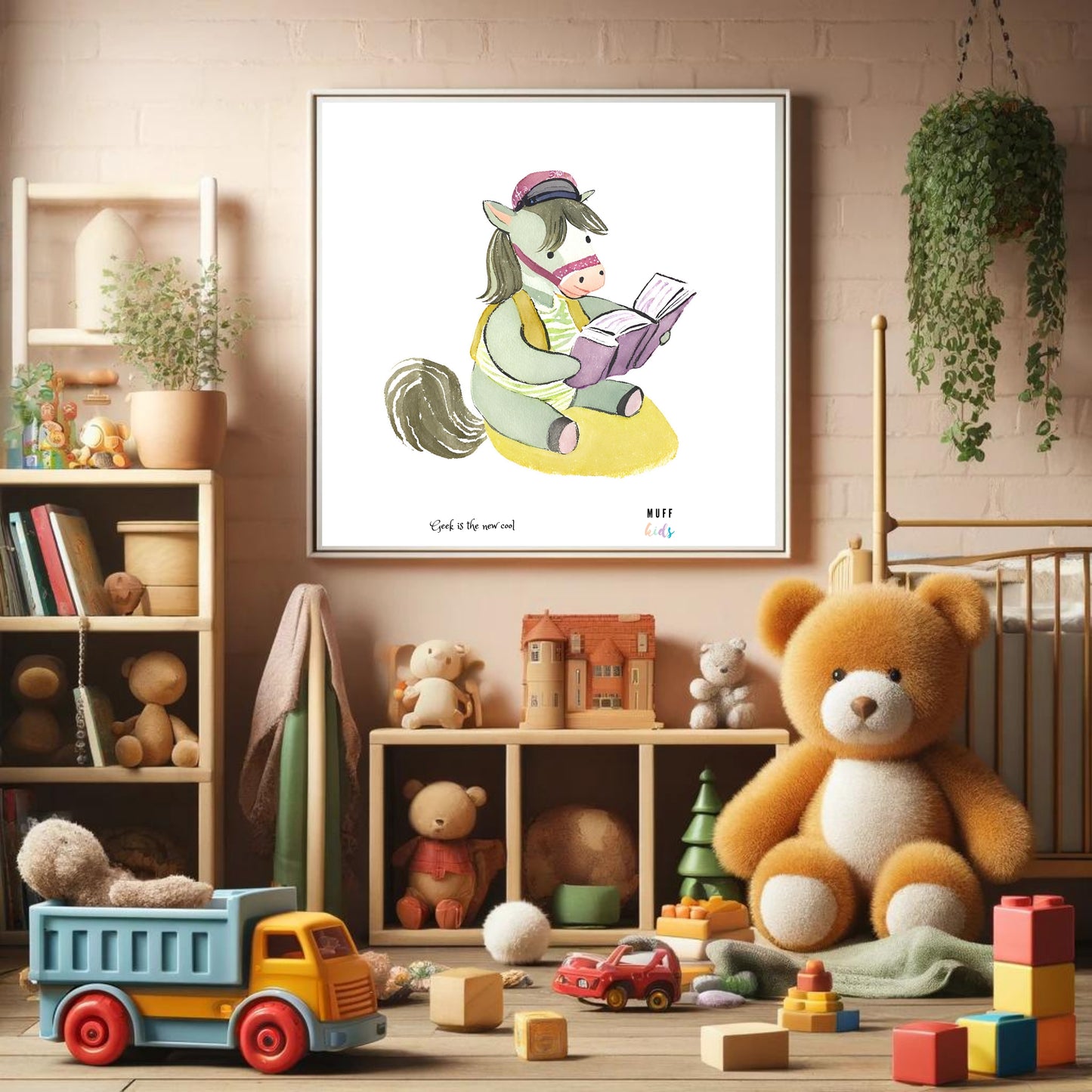 Geek Series No:2 Art Print Poster For Kids