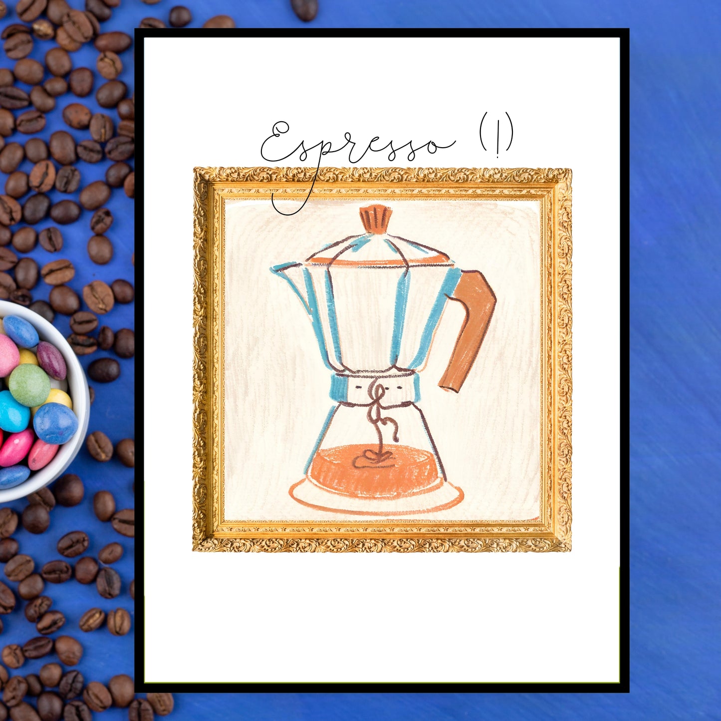 Art Print Design Poster Coffee Espresso No.3